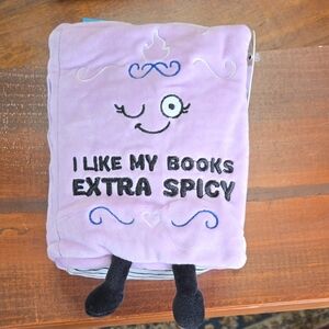 Plush Book Cover with Fun Design